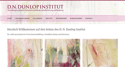 Desktop Screenshot of dndunlop-institut.de