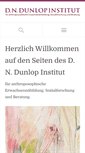 Mobile Screenshot of dndunlop-institut.de